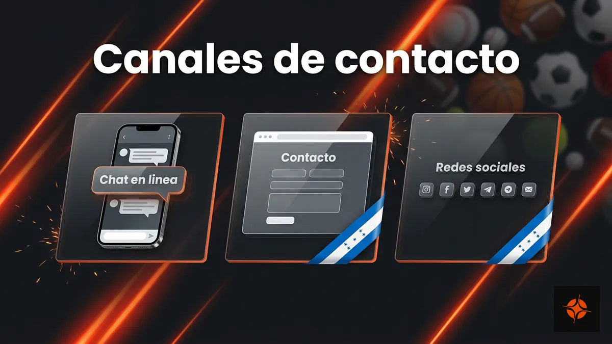 Canales de atencion al cliente de Betpro Honduras: chat, contacto y redes sociales