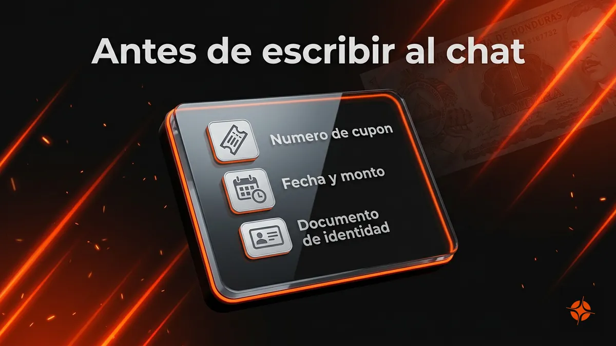 Que tener a mano antes de escribir al chat de soporte de Betpro Honduras