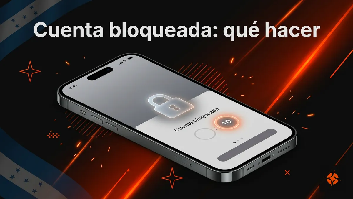 Qué hacer si tu cuenta de Betpro Honduras se bloquea por intentos fallidos