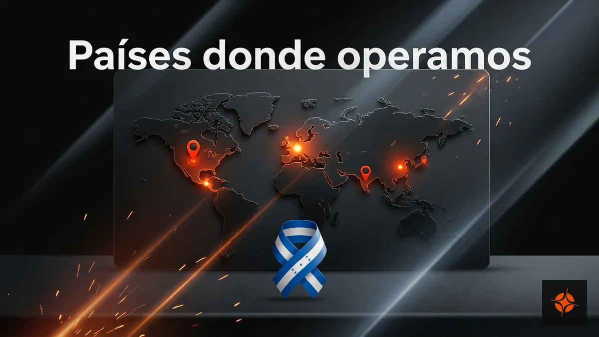 Betpro Honduras: mapa de países donde declara operar el operador, con Honduras como mercado principal